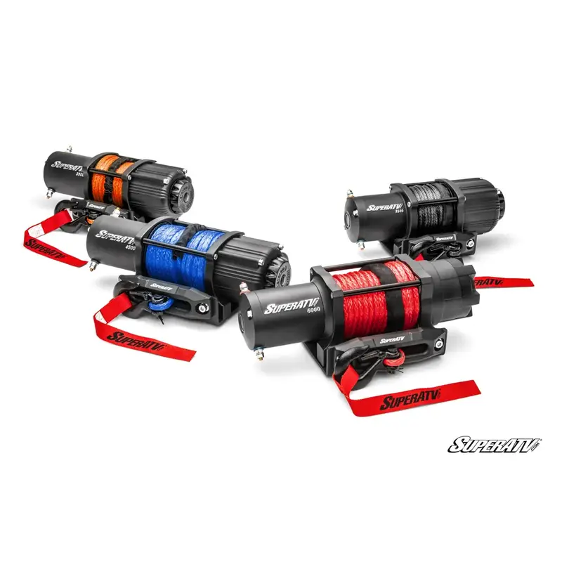 SYNTHETIC WINCH ROPE REPLACEMENT - CHARCOAL 3500LBS