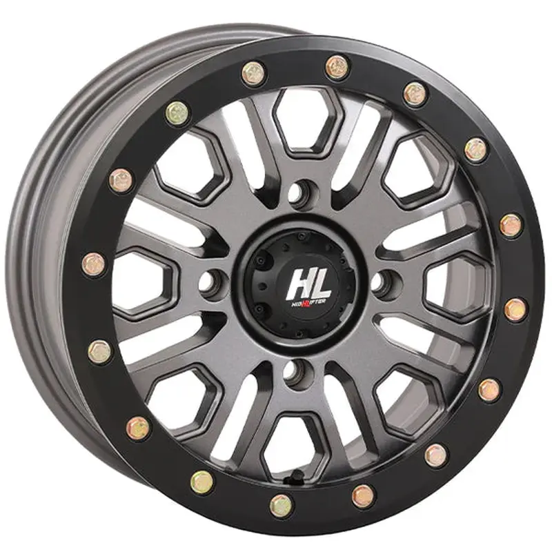High Lifter HL23 Beadlock Wheel-Gun Metal Grey