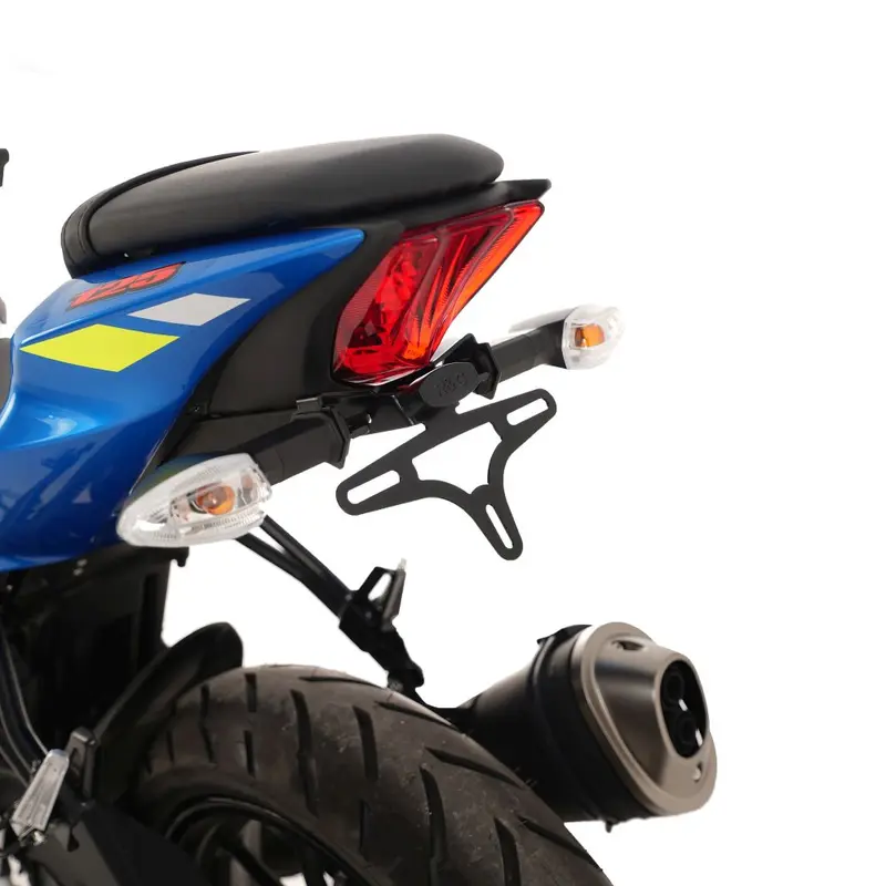 R&G Racing Black Tail Tidy License Plate Holder For 2017-2024 Suzuki GSX-R125