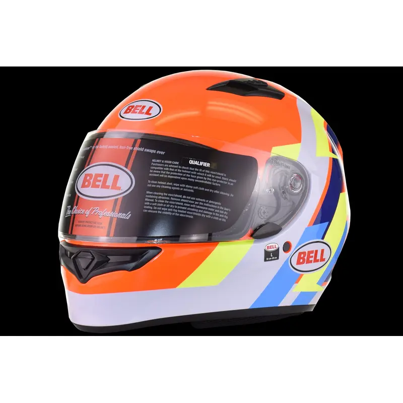 Bell Qualifier Vibe Orange/Blue Large