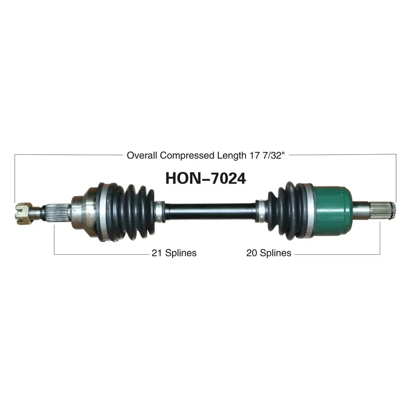 1995-2001 Honda TRX400FW  front left CV axle shaft TrakMotive HON-7024