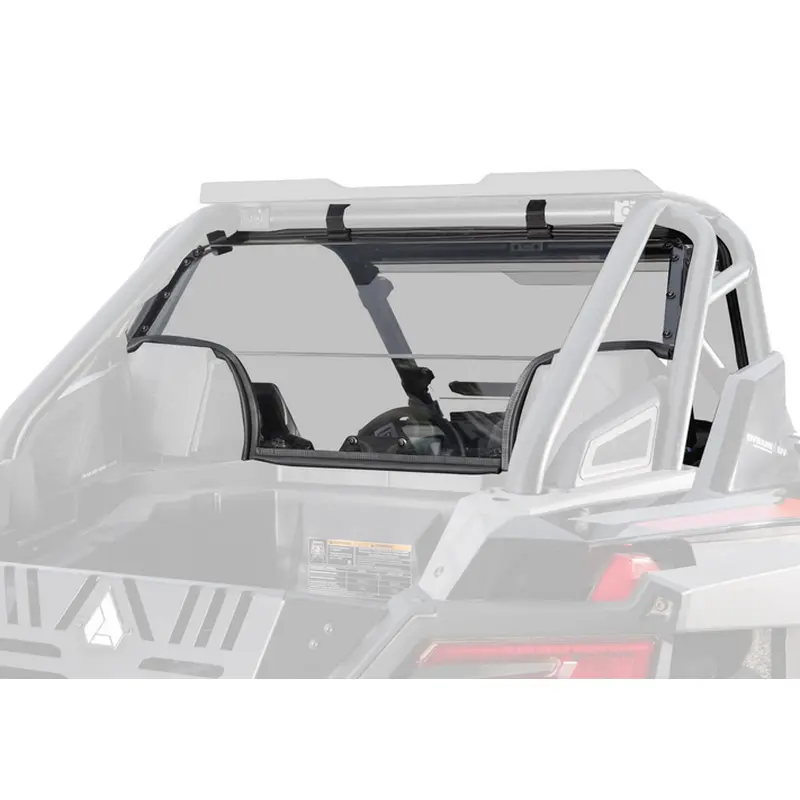 REAR WINDSCREEN POLYCARBONATE POLARIS RZR PRO XP UTV, WINDSHIELD