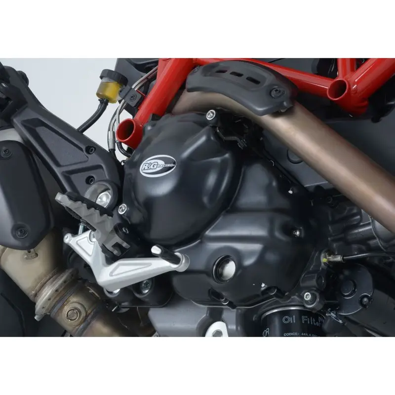 R&G Racing Black 2 Piece Engine Case Cover Kit For 2013-2014 Ducati Hypermotard 821
