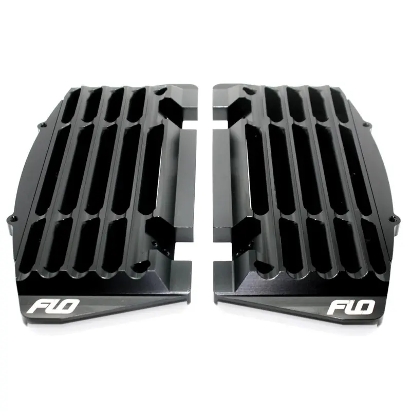 FLO High Flow Radiator Braces Black | FLO751BLK