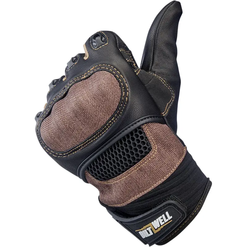 BILTWELL Bridgeport Gloves - Chocolate - XS 1509-0201-301