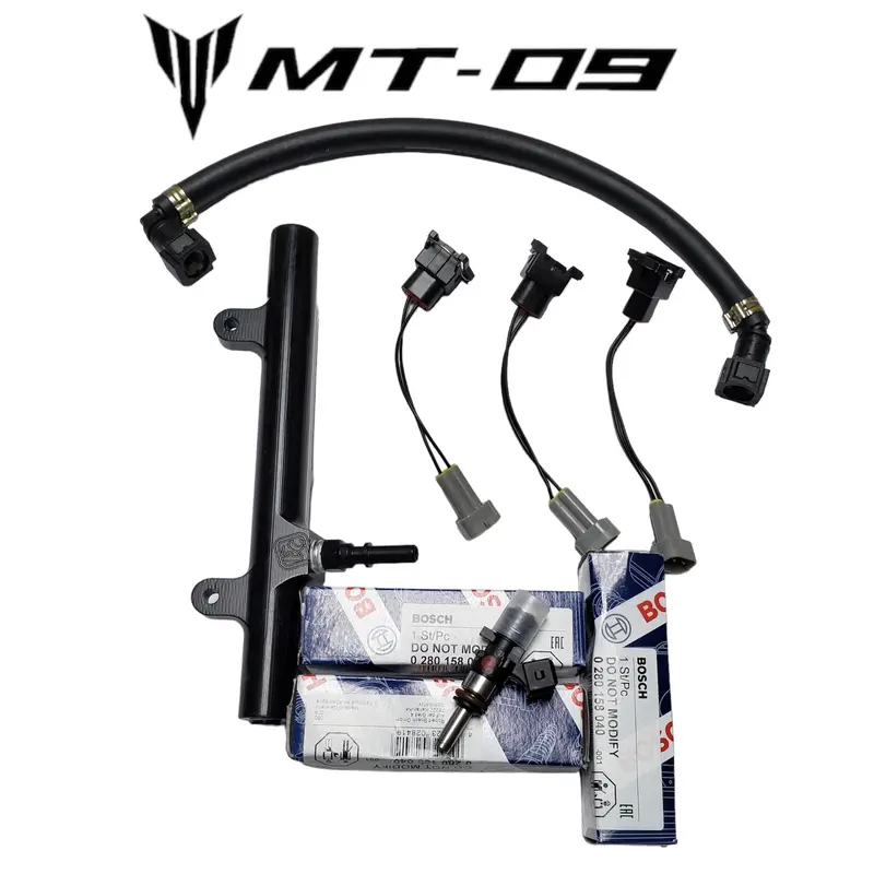 MT09 / FZ09 fuel injector & rail upgrade E85