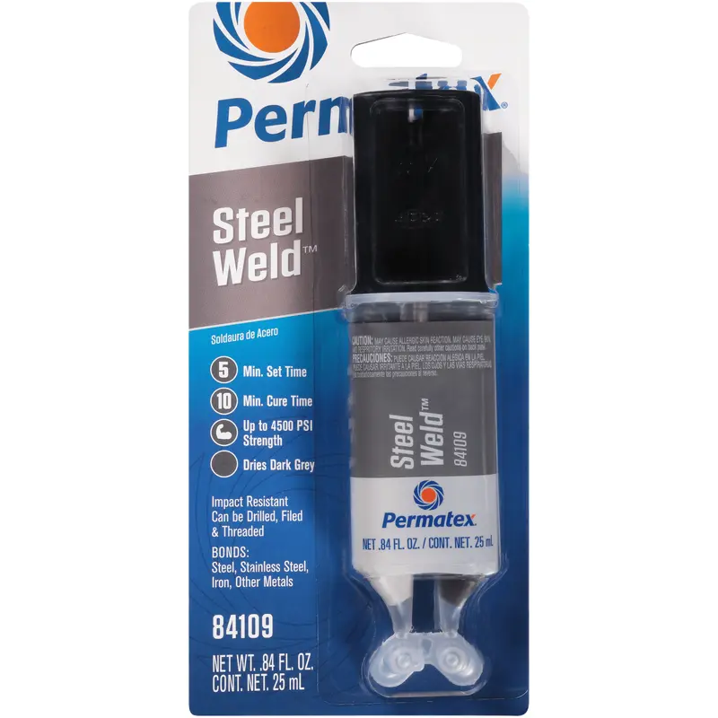 Permatex 4 Minute Multi Metal Steel Weld Epoxy 0.84 Fl. Oz 6/Case | 84109