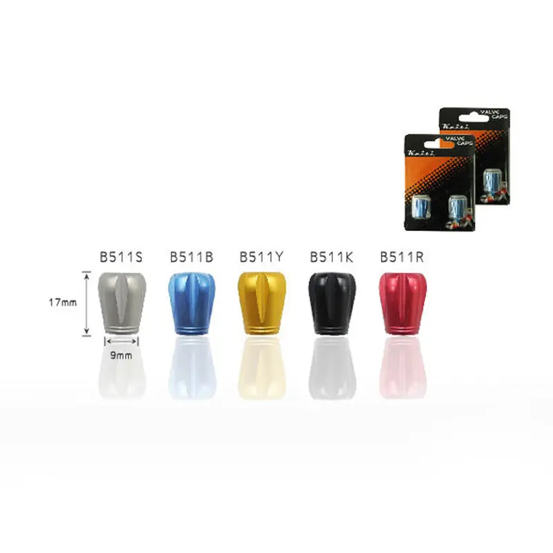 KEITI FLARED HEX VALVE CAPS [RED]