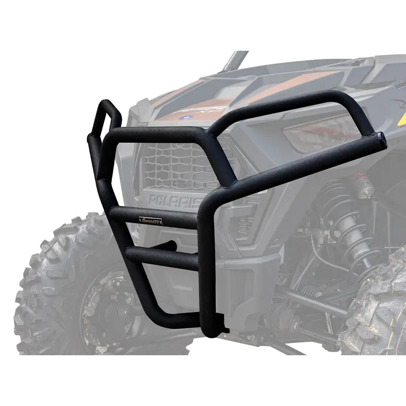 SuperATV Front Brush Guard Bumper for Polaris RZR XP 1000 (2014+) - Black