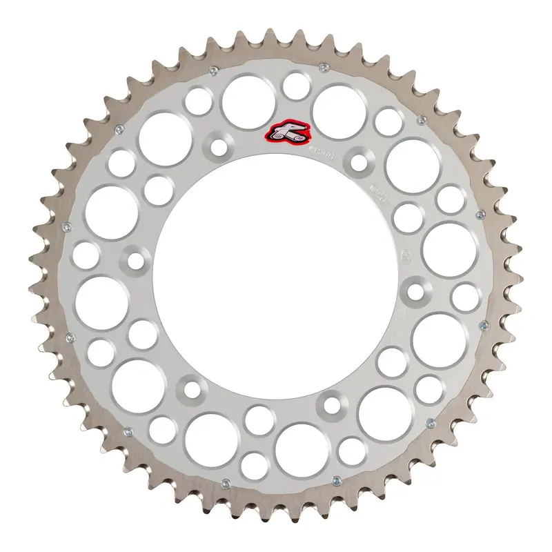 Renthal Sprocket Twinring Silver 51T Bi-Metal Grooved