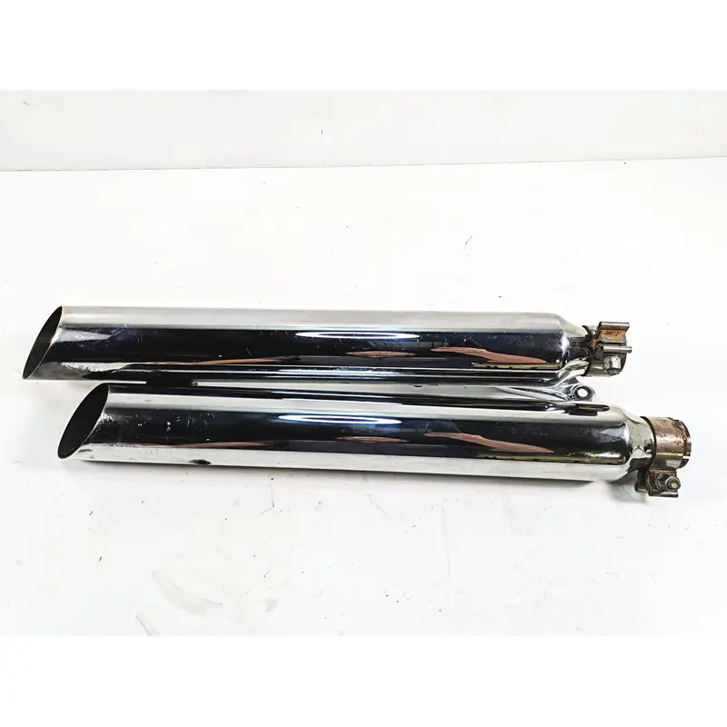 2009 Harley Dyna FXDFSE CVO Fat Bob Exhaust Pipe Muffler Set 65884-09 65886-09