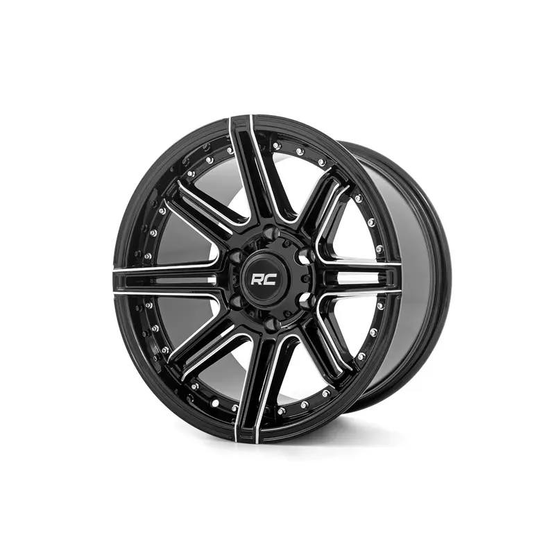 Rough Country 88 Series Wheel | One-Piece | Gloss Black | 17x9 | 6x5.5 | +0mm | 88170012
