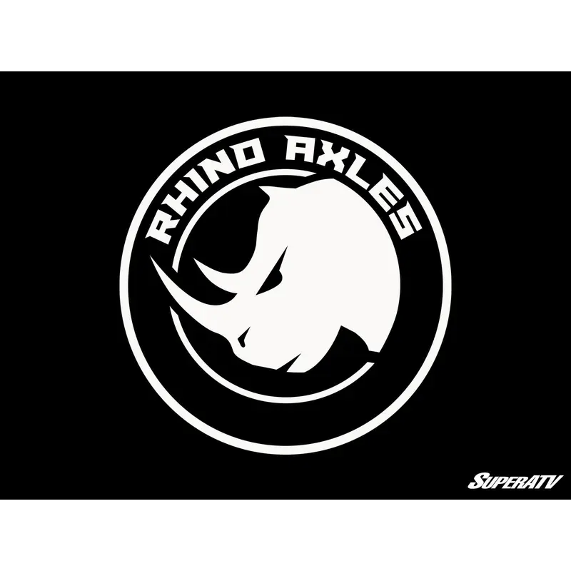 Black and White Rhino Axles Trucker Hat