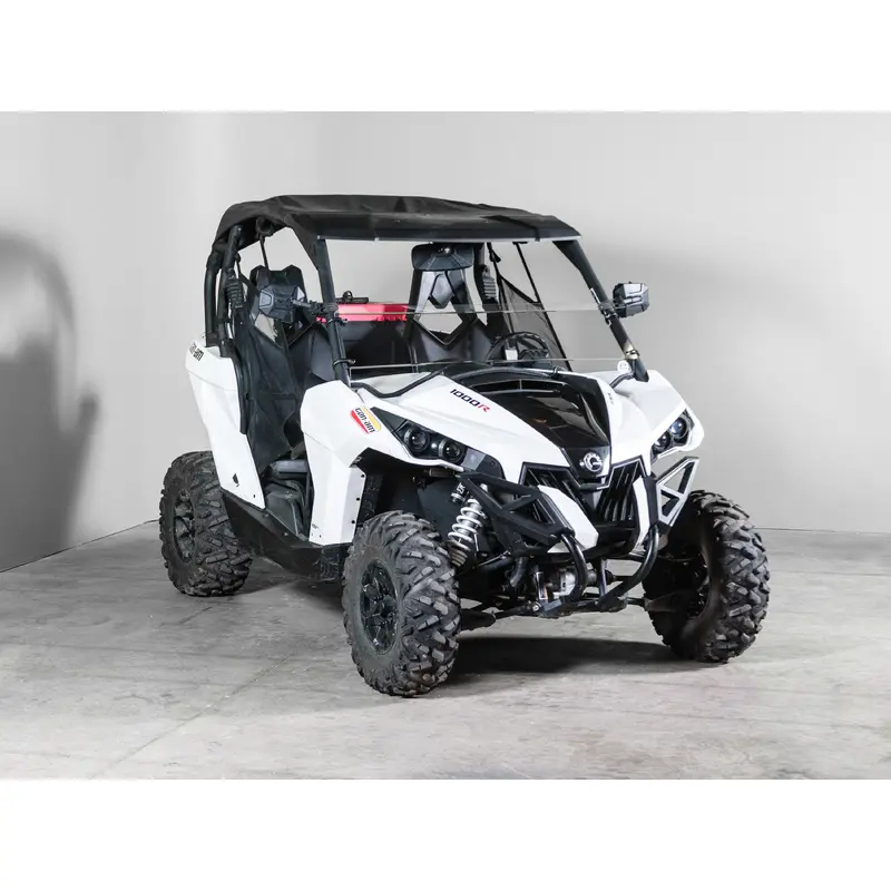 TERRARIDER CAN-AM MAVERICK HALF UTV WINDSHIELD - SCRATCH RESISTANT 1/4