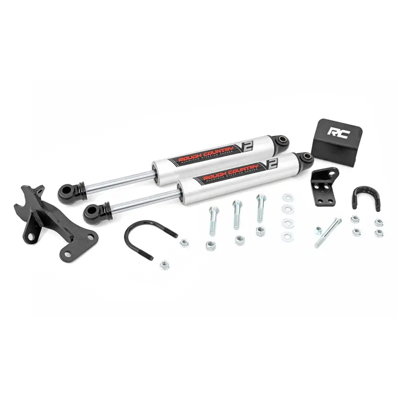 V2 Steering Stabilizer | Dual | 4 Inch Lift | Jeep Grand Cherokee WJ (99-04) | 8749670