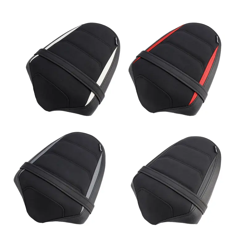2024-2025 Triumph Daytona 660 Rear Seat Passenger Cushion Flat Pu White Red