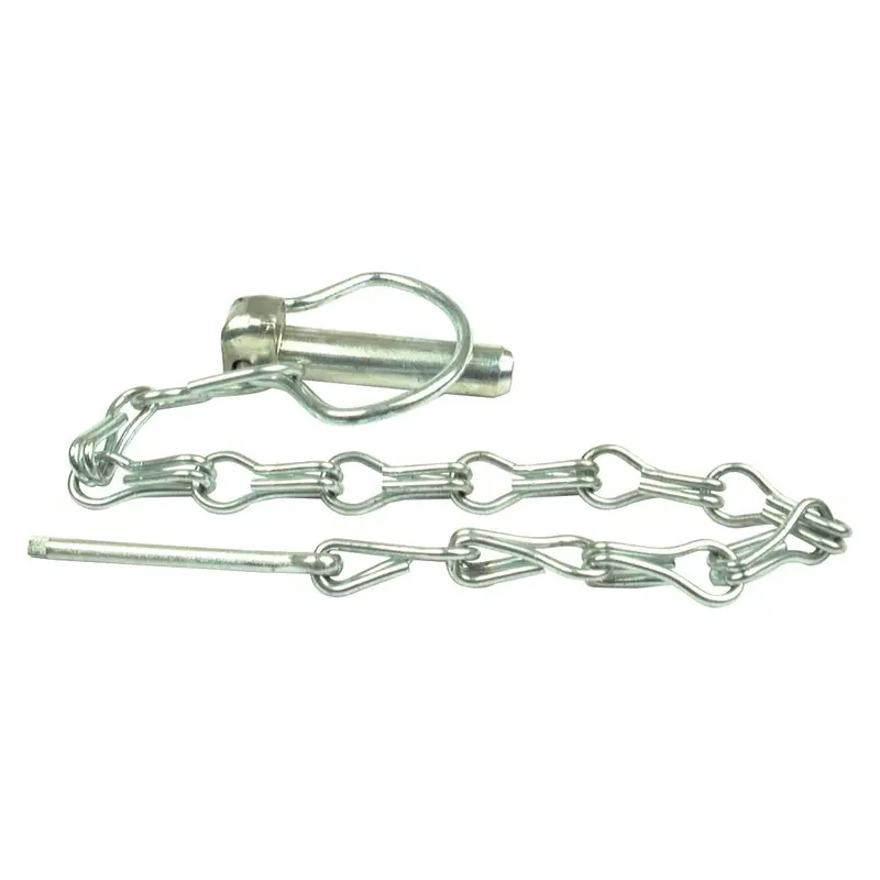 Pear Linch Pin, Chain & Cotter Pin Assembly, Pin 6mm | Sparex Part No.S.26