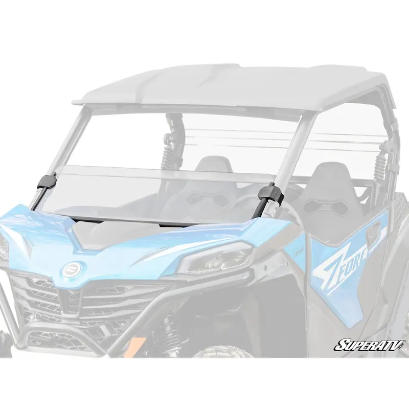 SuperATV CFMOTO ZForce 950 Sport Scratch-Resistant Half Windshield
