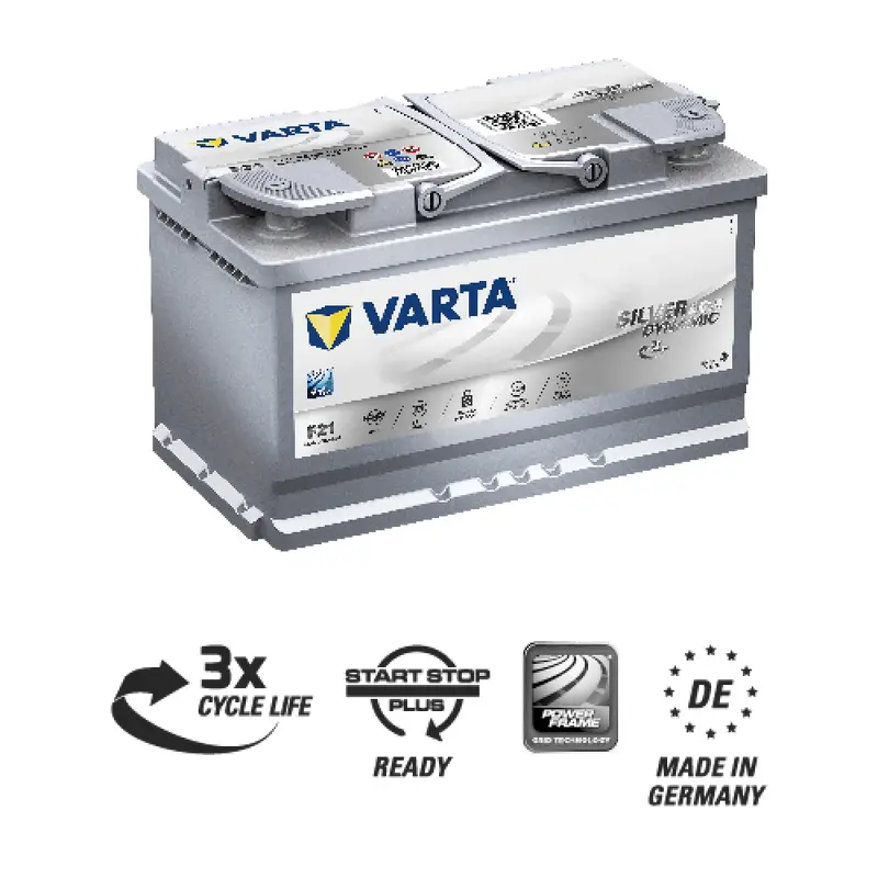 VARTA Silver Dynamic AGM - F 21 80Ah