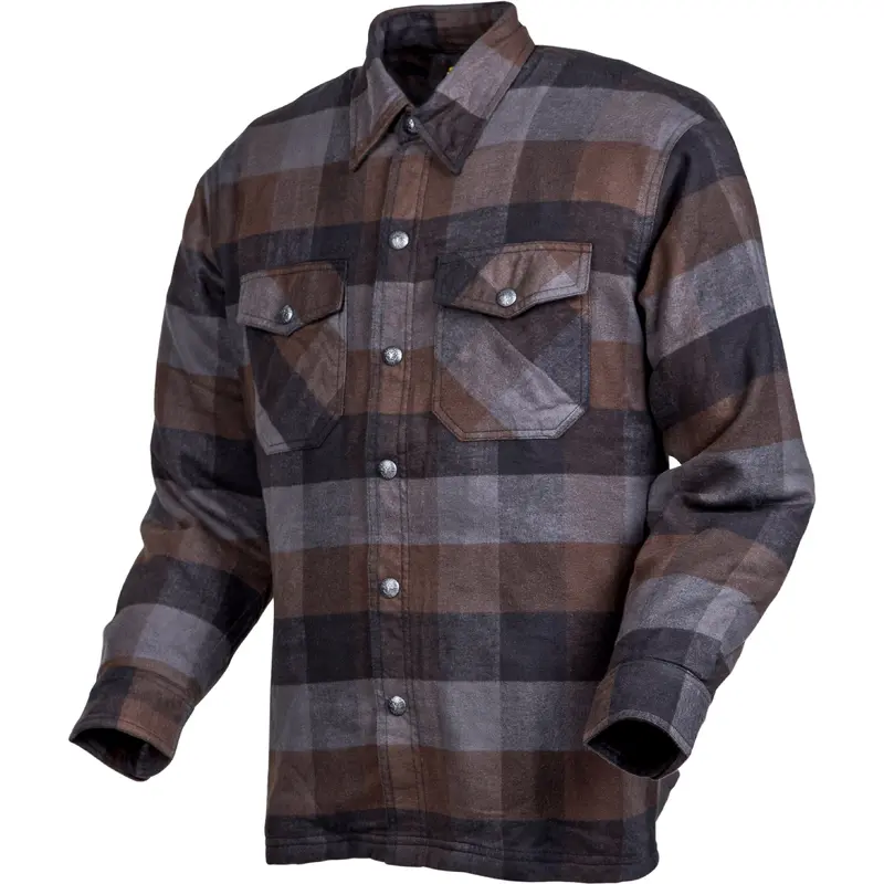 Covert Moto Flannel Black/Brown/Grey 4x