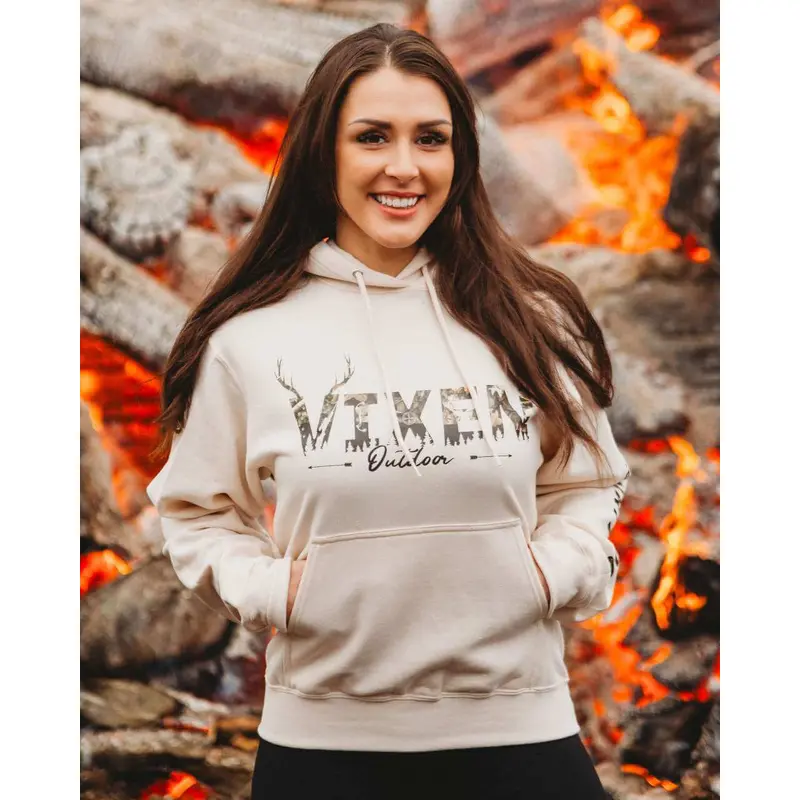 Vixen Huntress Pullover Hoodie - Natural
