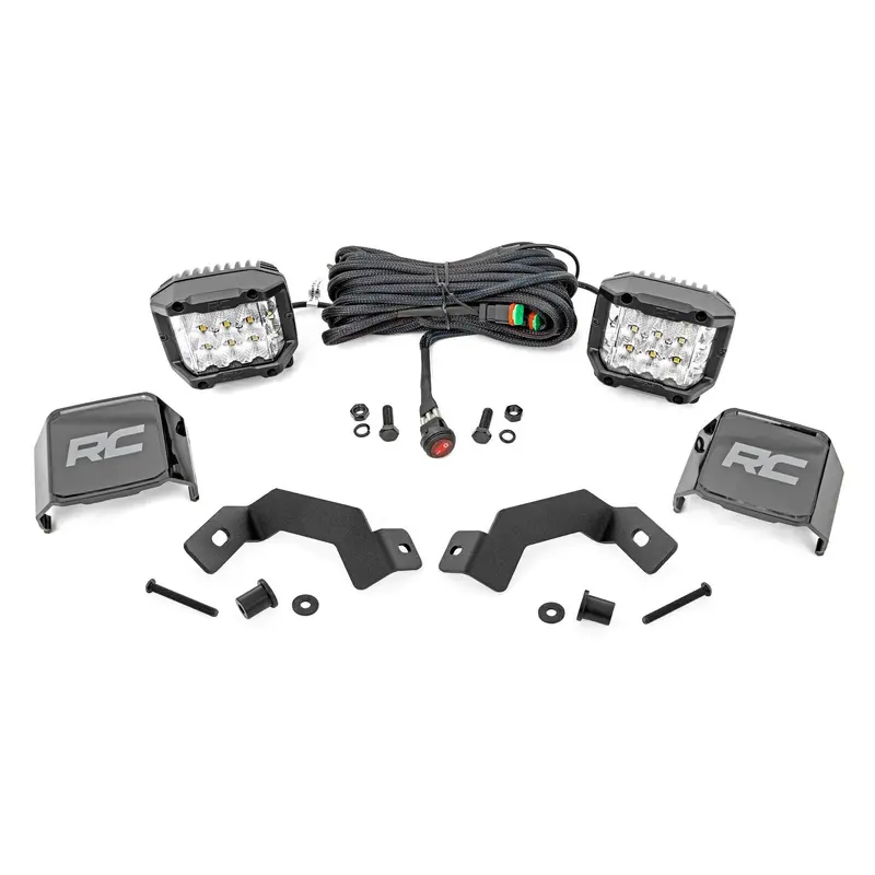 LED Light Kit | Ditch Mount |  3" OSRAM | Wide | Toyota Land Cruiser (24-25) | 72116