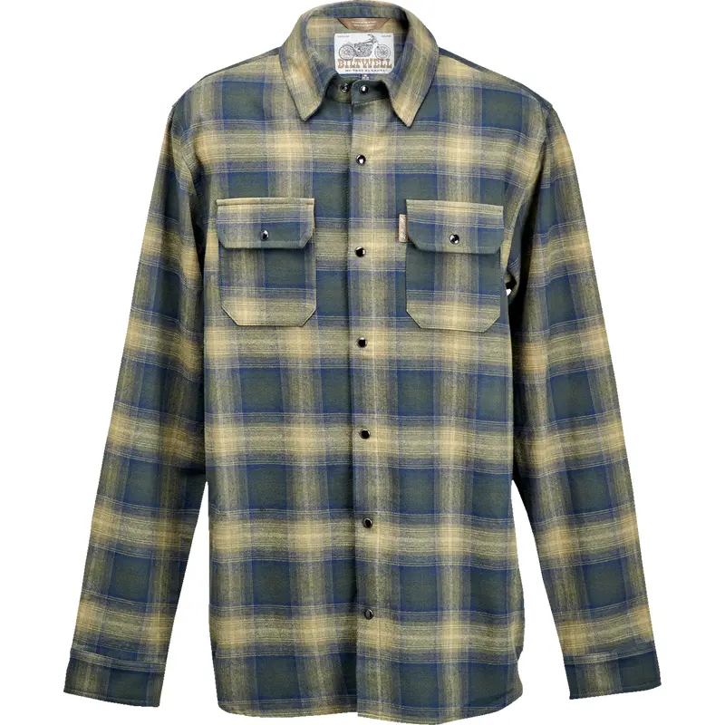 BILTWELL HI Test Flannel Shirt - Moss - 3XL 8128-126-007