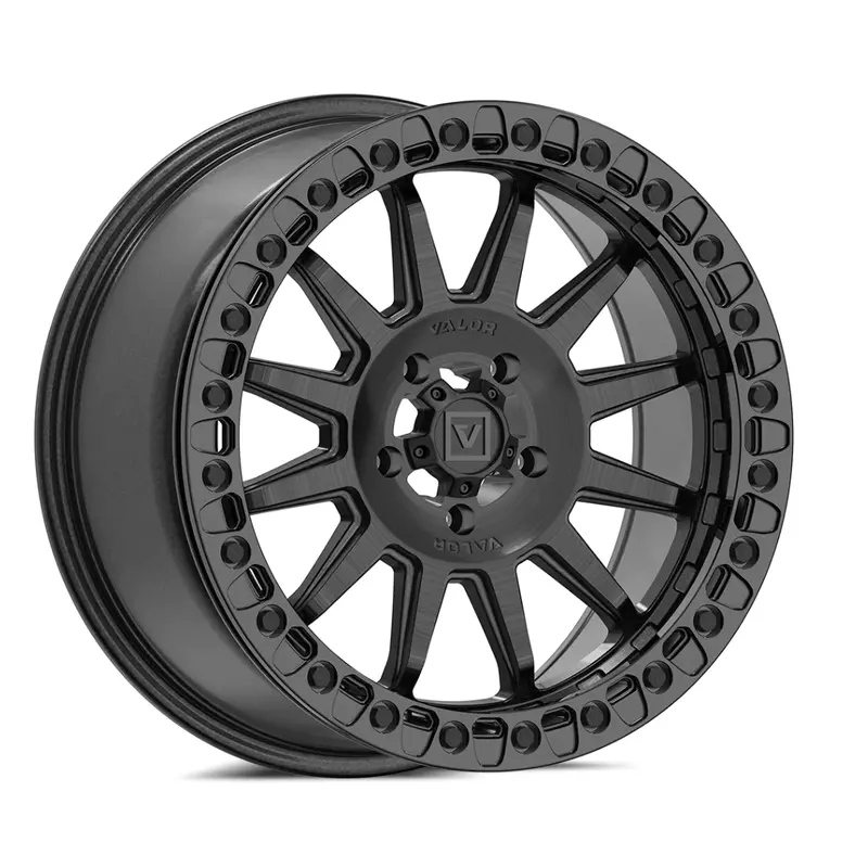 V09 BEADLOCK FLOW FORM 15X7 +40 4X137 BRUSHED CHARCOAL