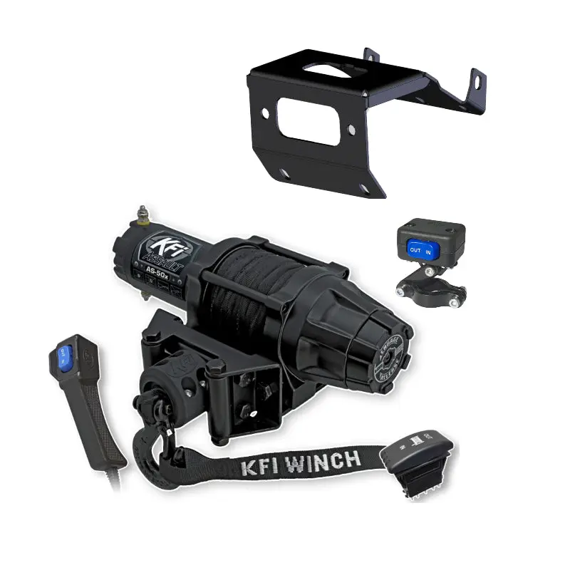 Honda Rancher TRX420 FM AS-50x Assault 5000 lb Winch kit by KFI