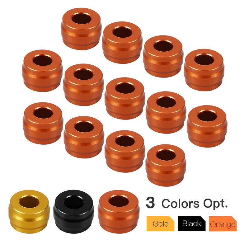 1/4" Primary Cover Bolt Caps Decorative Trim Rings For Harley Street Glide Road King