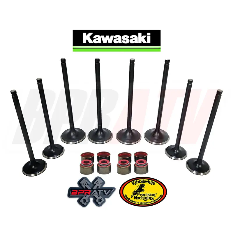 05-20 Kawasaki Brute Force 750 KVF Exhaust Intake Valves Kibblewhite Stem Seals