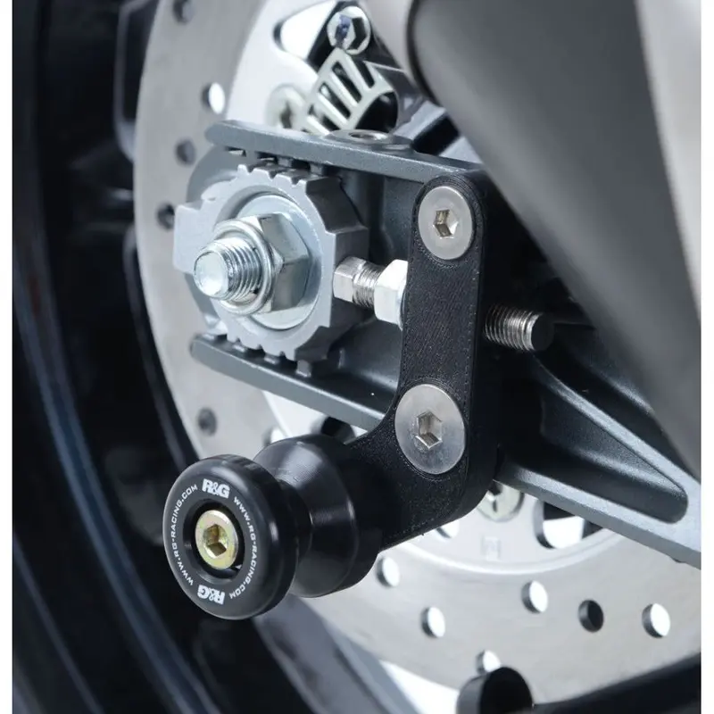 R&G Racing Black Cotton Reels Offset For 2020-2021 KTM 125 Duke
