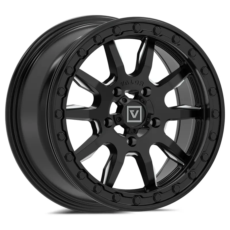V15 Beadlock UTV Wheel Satin Black