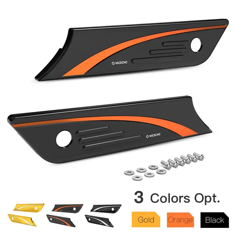 Saddle Bag Saddlebags Latch Decorative Covers For Harley Road King Street Glide