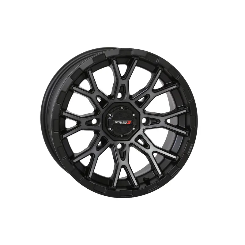 ST6 WHEEL 12X7 2+5 (-47MM) 4/110 MATTE DARK TINT