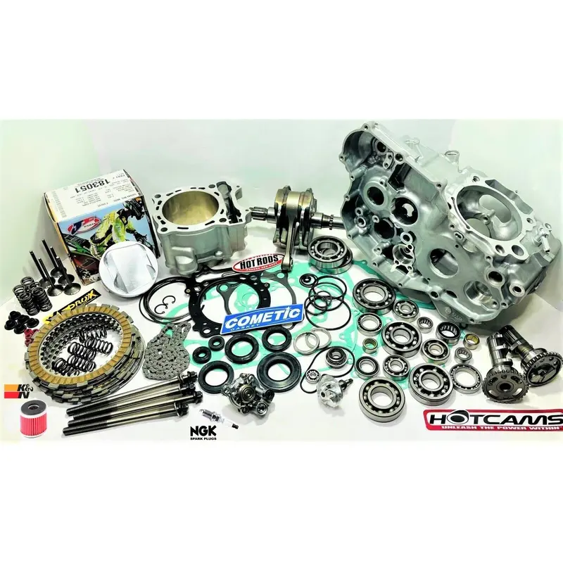 YFZ450 YFZ 450 OEM Cases 98mm Stroker 500c Complete Rebuild Assembly Cams Valves
