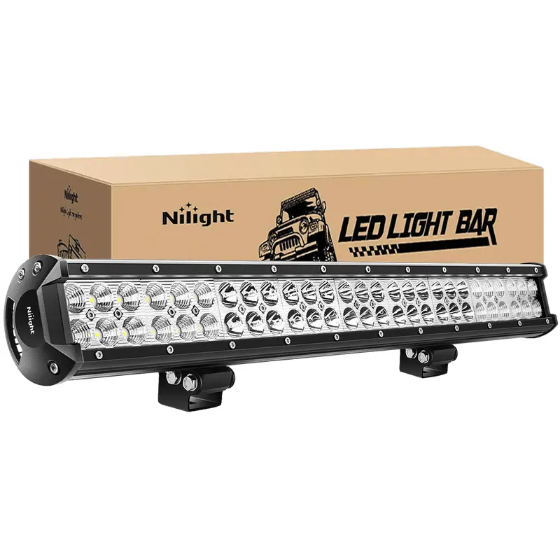 25 Inch 162W Double Row Spot Flood LED Light Bar