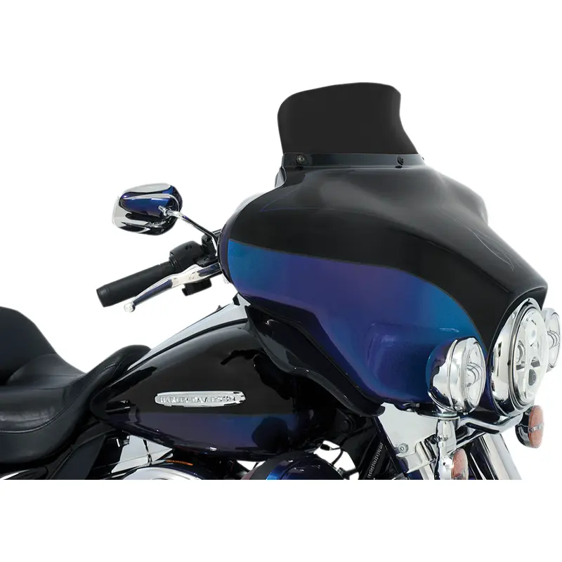 MEMPHIS SHADES Spoiler Windshield - 5" - Dark Black Smoke - '96-'13 FLH MEP84310