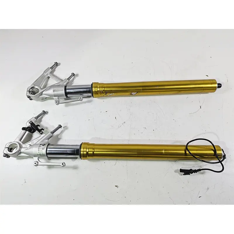 2016 BMW S1000RR K46 FDDC ESA Front Fork Leg Set - BENT 31428548865 31428548864
