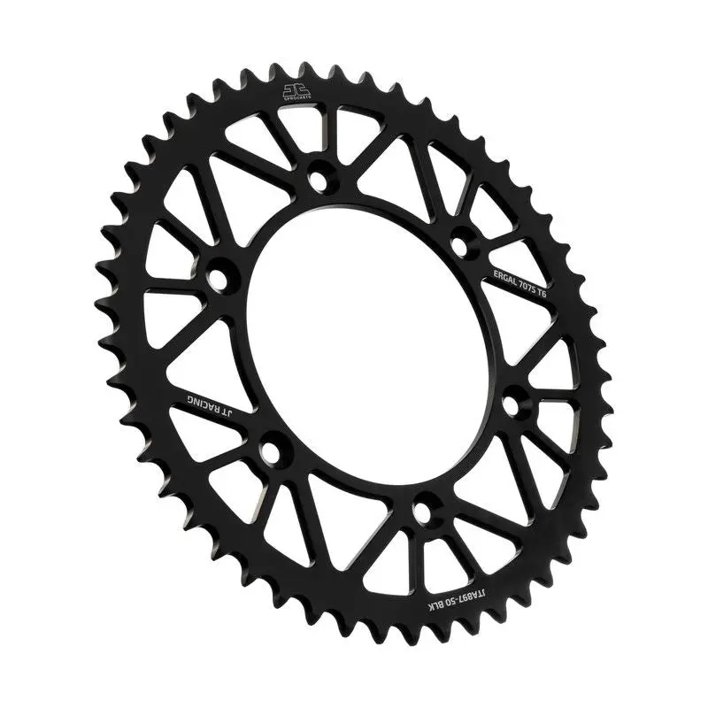 JT Sprockets Rear Racelite Aluminum Race Sprocket Orange 49 Tooth 49T 520 Chain