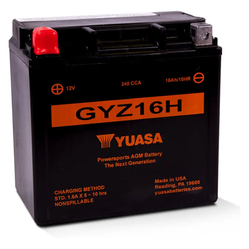 Yuasa Battery GYZ Series - Factory Activated