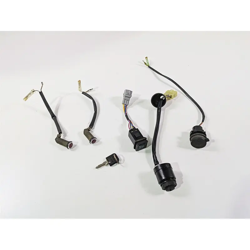 2010 Kawasaki 610 4x4 Mule  Light Ignition Switch + Key & 12V Outlet 13151-0003