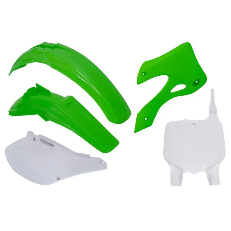 PLASTICS KIT RTECH 5 PIECE OEM COLOURS KAWASAKI KX125 250 99-02