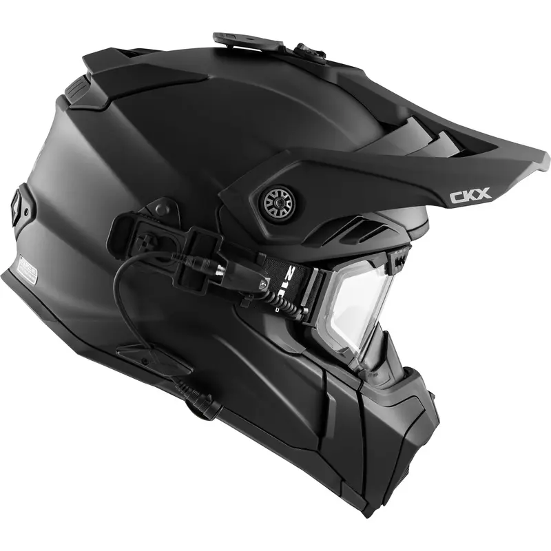 FIBERGLASS SOLID HELMET -  TITAN AIR FLOW - ELECTRIC COMBO