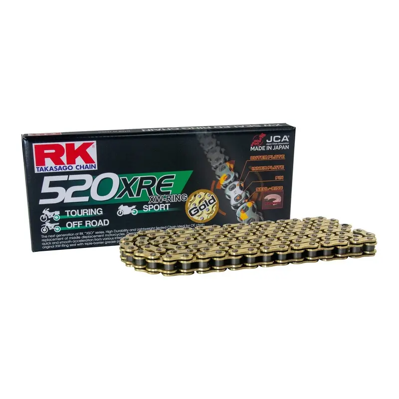CHAIN RK GB520XRE x 114 GLD XW-RING
