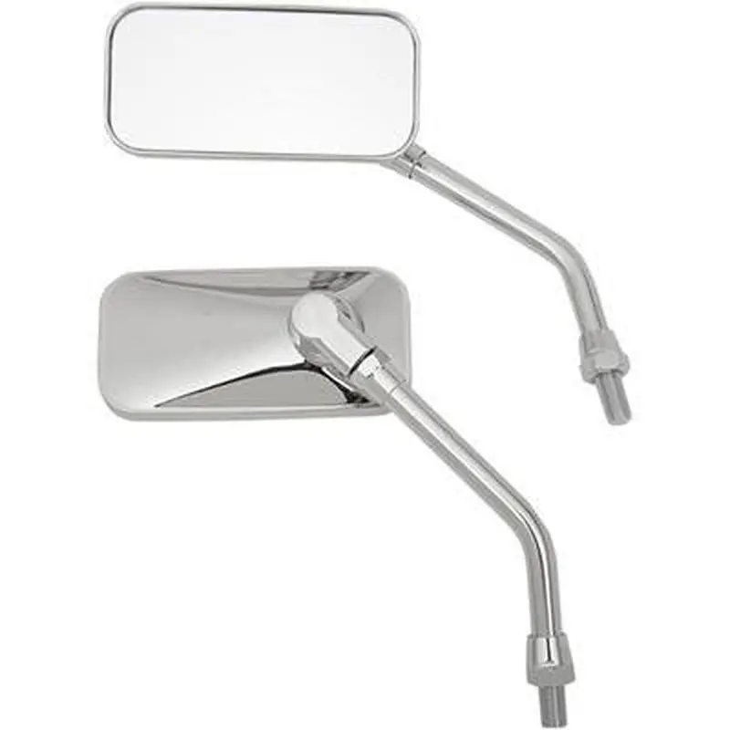 Scooter Rear View Mirror Set - Chrome - 10mm - (0640-0157)