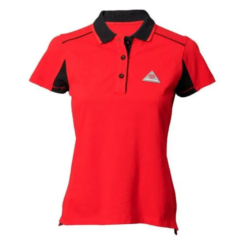 Massey Ferguson Ladies' Red Polo Shirt  Classic Design with New Logo | X993322203