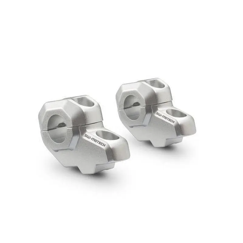 Handlebar Barback Riser Silver