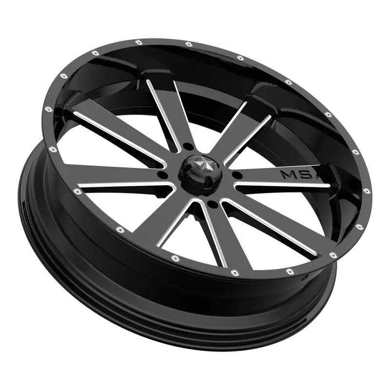 MSA M34 Flash - Gloss Black Milled