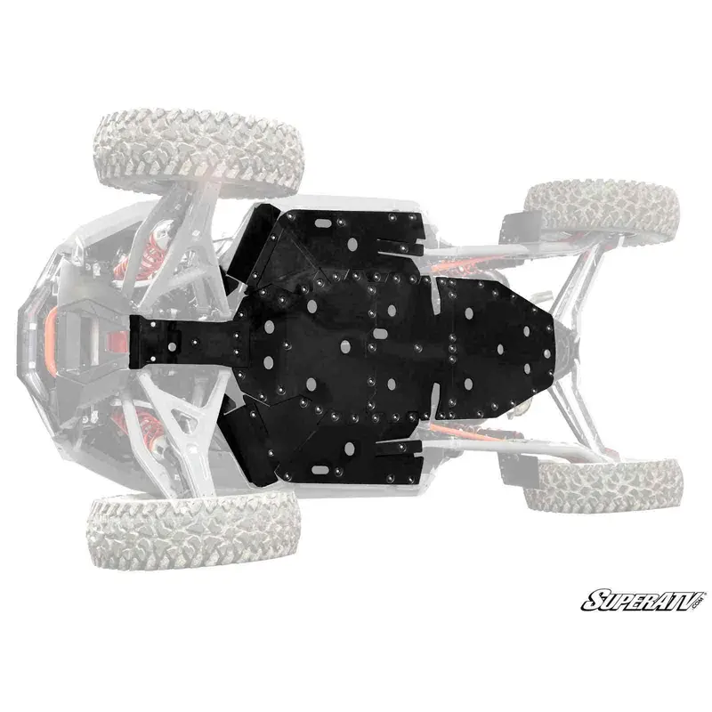 Polaris RZR Turbo R Full Skid Plate